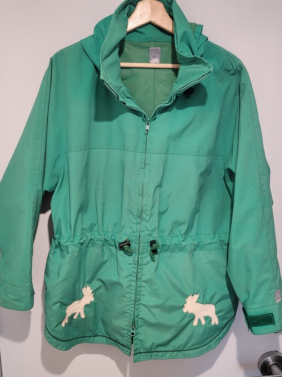 Yukon Parka Jackets & Blazers - Yukon Parka Green Hooded Moose Anorak Jacket Size Medium